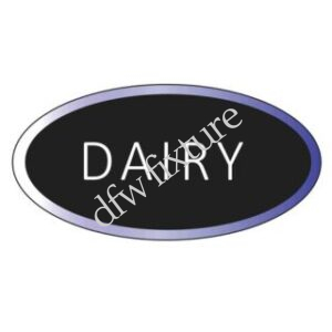 Dairy Oval LED Sign