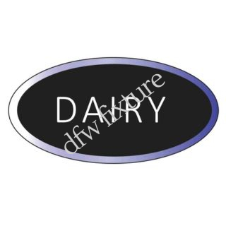 Dairy Oval LED Sign