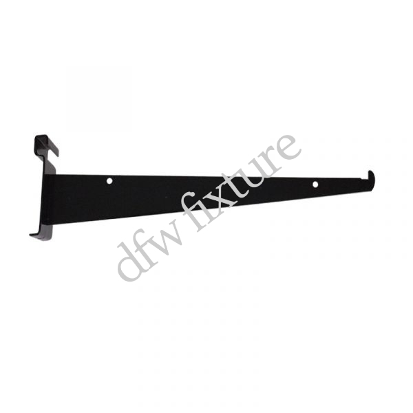 Grid 10" Shelf Bracket -Black