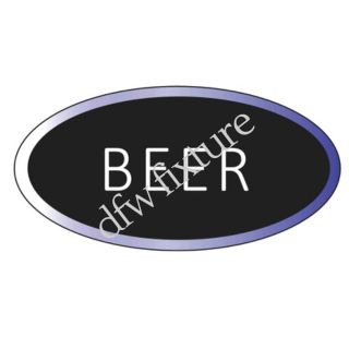 Beer Oval LED Sign