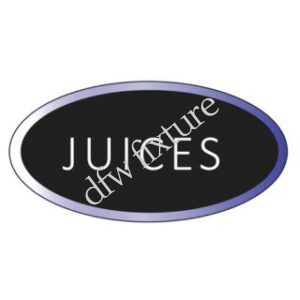 Juices Oval LED Sign