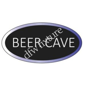 Beer Cave Oval LED Sign