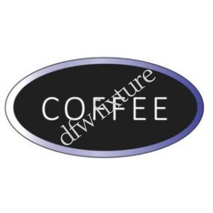 Coffee Oval LED Sign