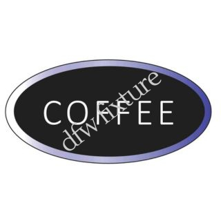 Coffee Oval LED Sign