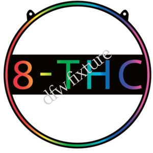 8-THC Circular Neon Sign
