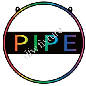 Pipe Shop Circular Neon Sign