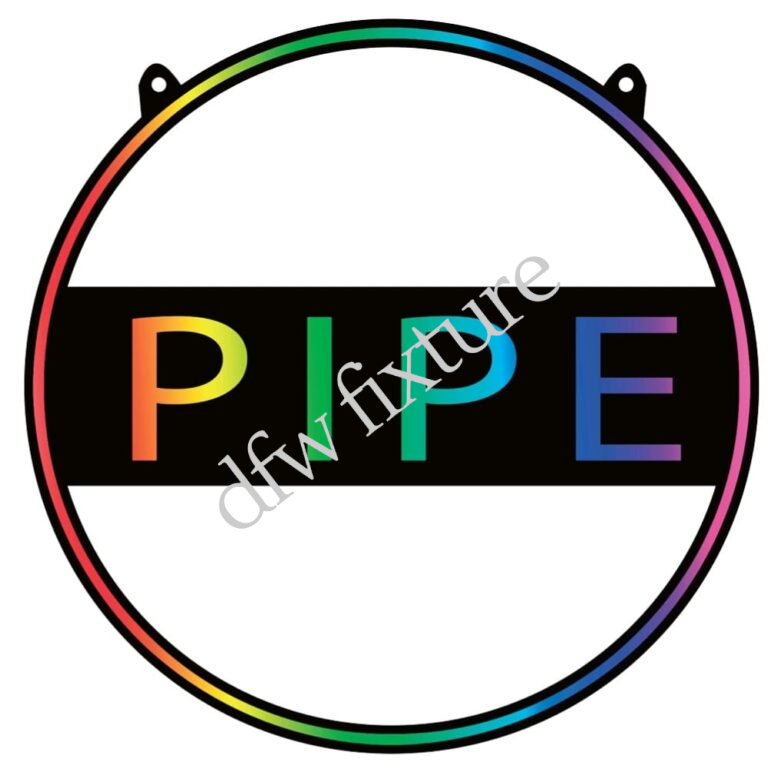 Pipe Shop Circular Neon Sign