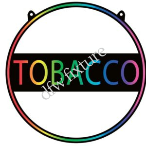 Tobacco Circular Neon Sign