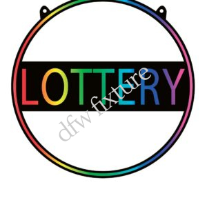 Lottery Circular Neon Sign