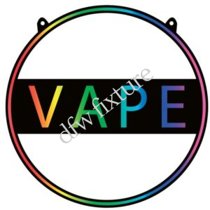 Vape Circular Neon Sign