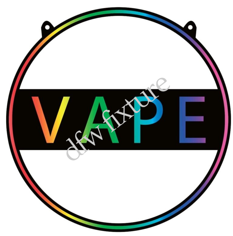 Vape Circular Neon Sign