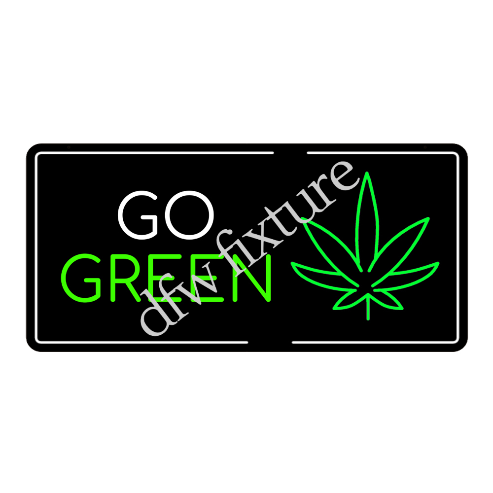 GO GREEN-35X17