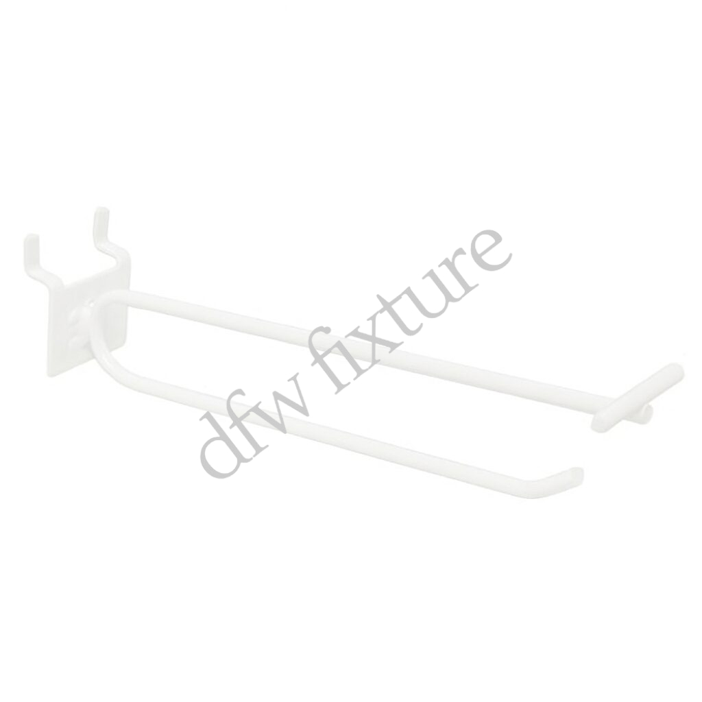 10″ Pegboard Scanner Hook - White