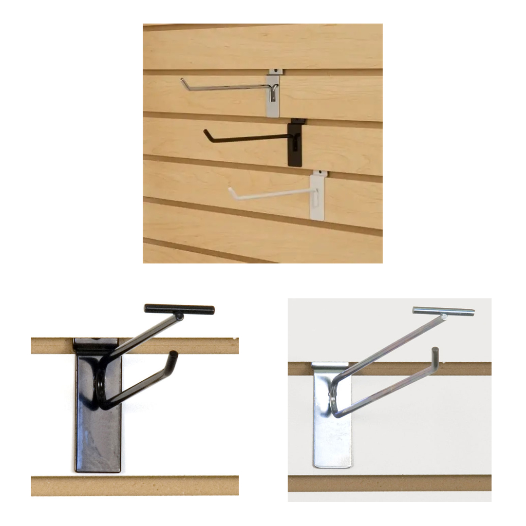 Slatwall Hooks for Retail Displays | Store Fixtures