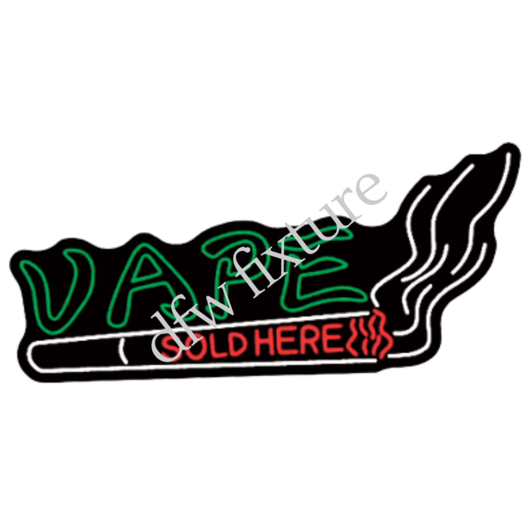 VAPE SOLDHERE NEON SIGN