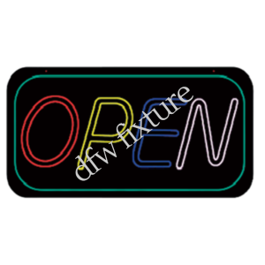 OPEN LED SIGN GREEN-40x20