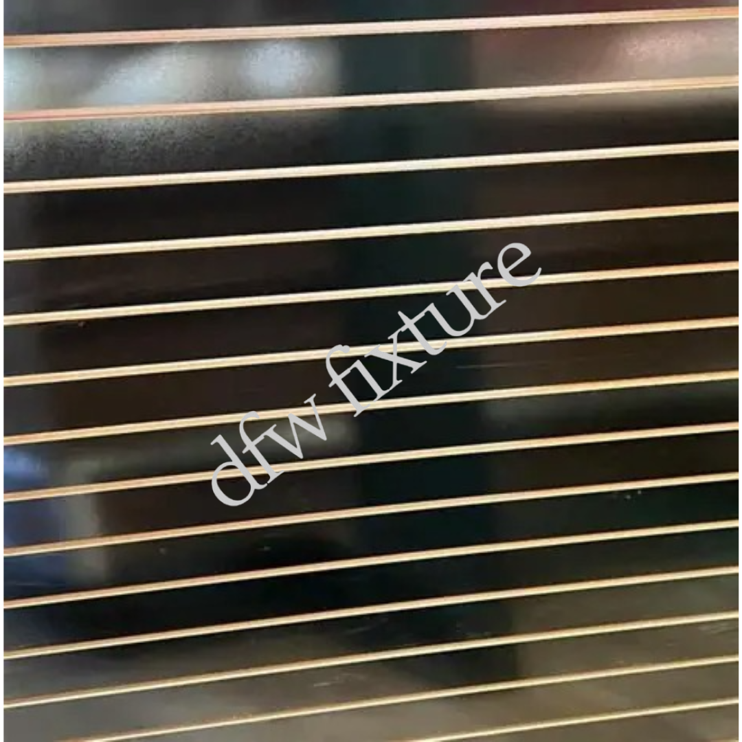 UV SLATWALL PANEL - BLACK