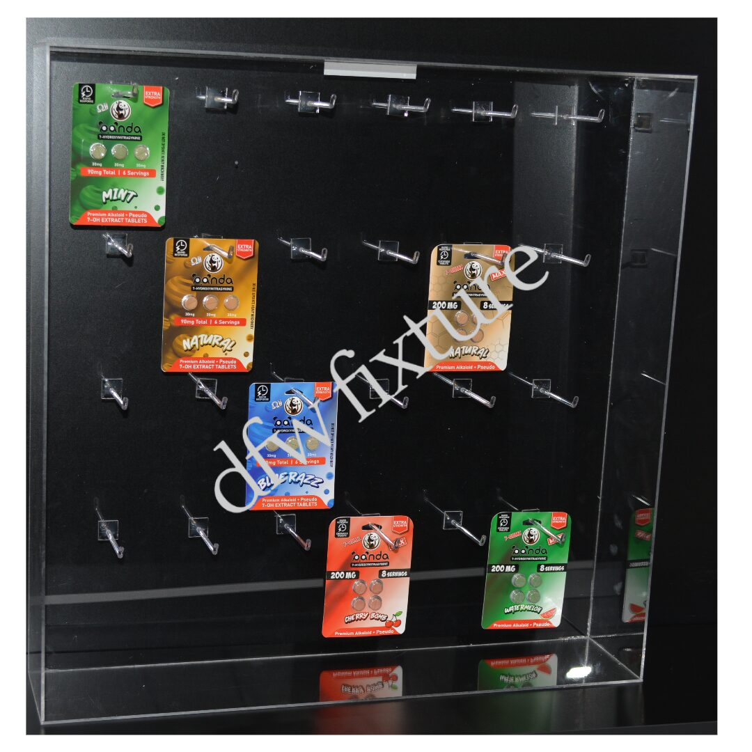 ACRYLIC RACKS-24 HOOKS