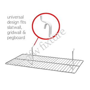 24" L x 12" D Wire Shelf-Chrome