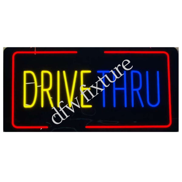 Drive Thru LED Sign 35x17 | Business Signage