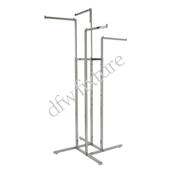 4 WAY STRAIGHT ARM RACK - storedisplayfixture.com