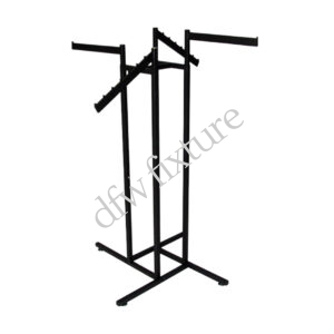 4 WAY SLANTED ARM RACK-BLACK