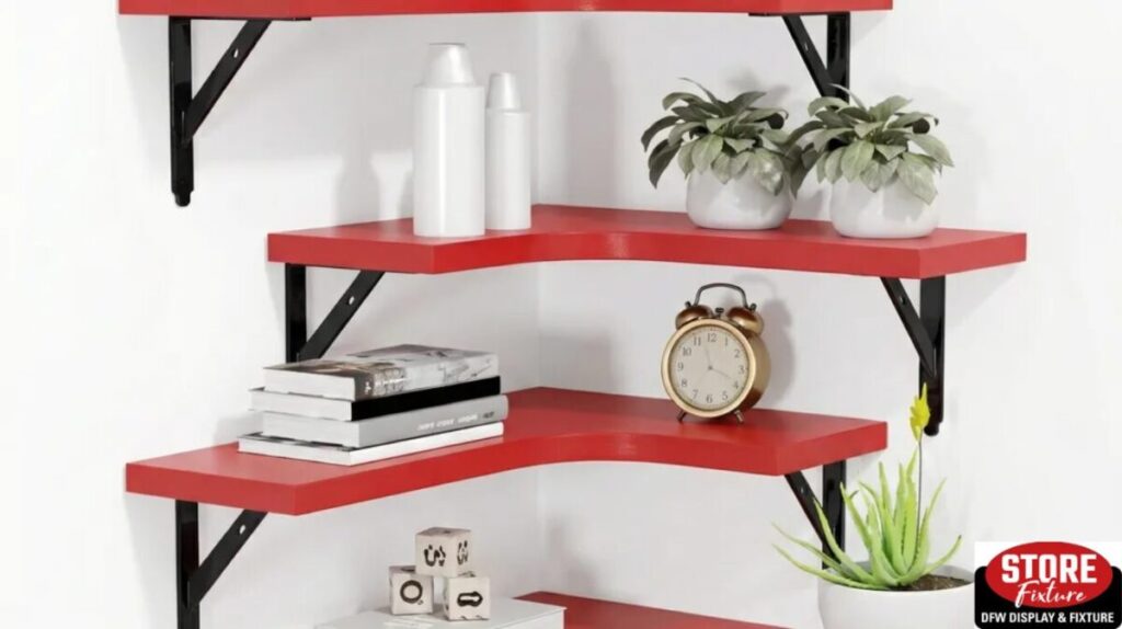 Corner Triangle Shelves