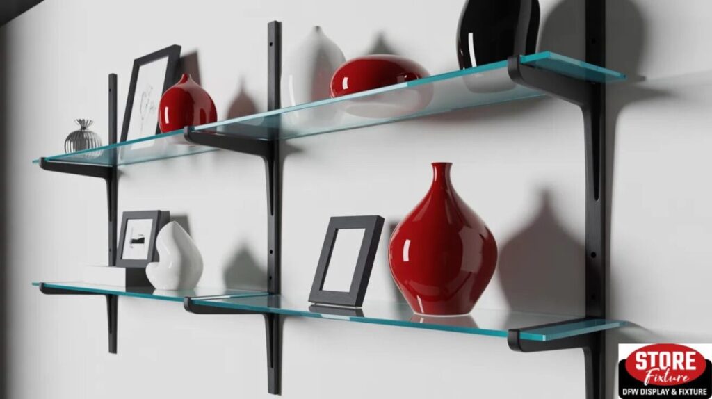 Glass Floating Shelves