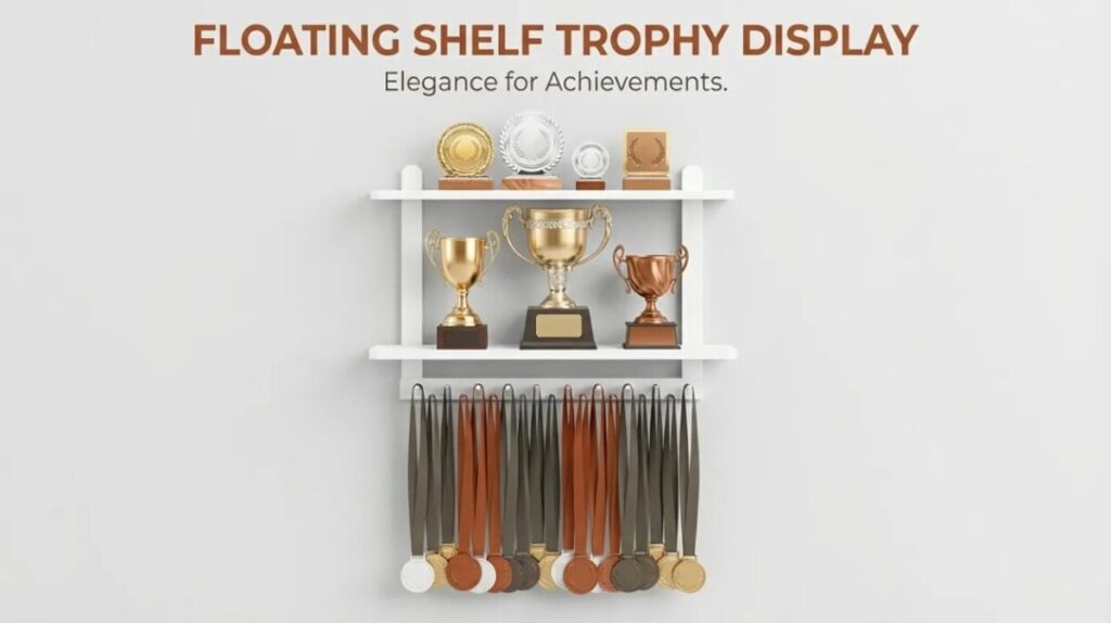  Floating Shelf Trophy Display