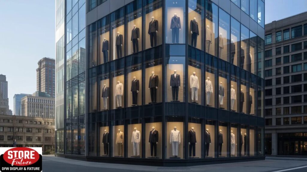 Glass Tower Uniform Showcase