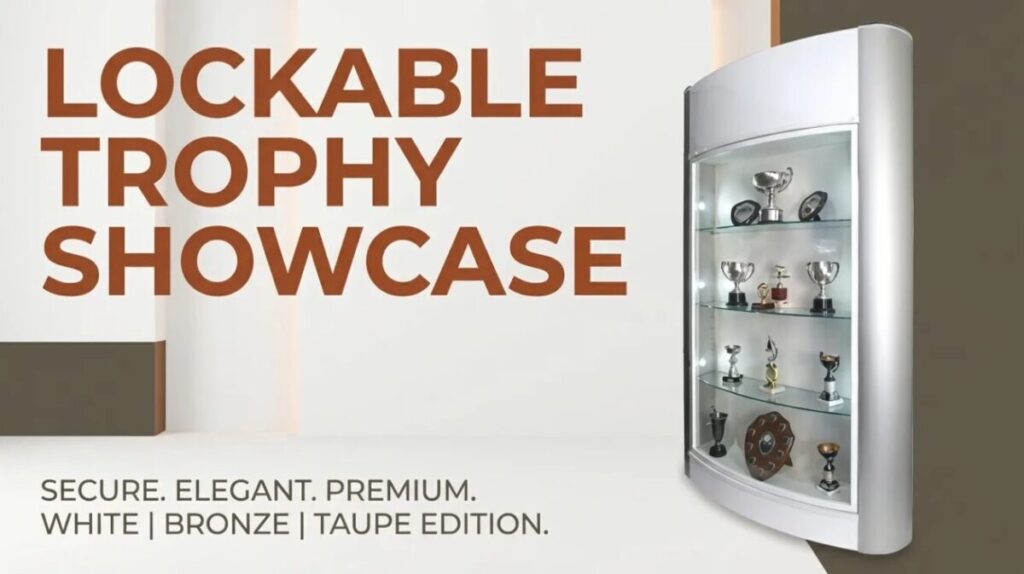  Lockable Trophy Showcase