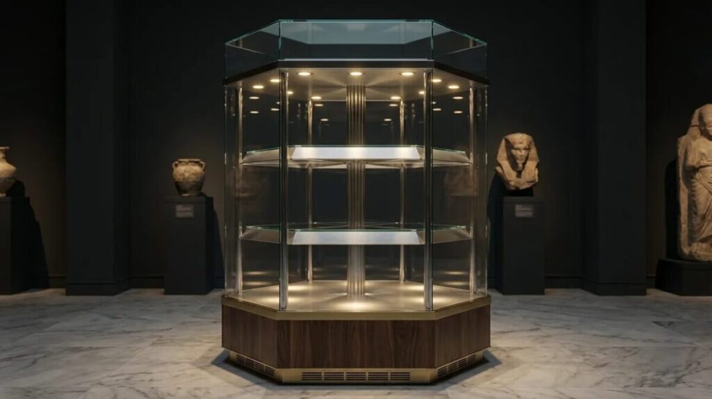 Premium museum showcase 
