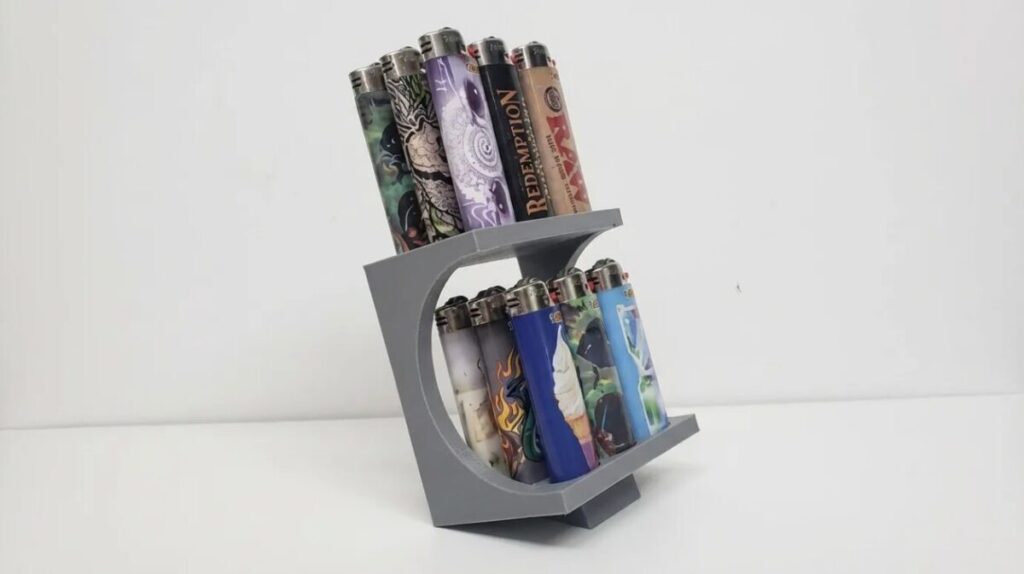 Slanted retail showcase 
