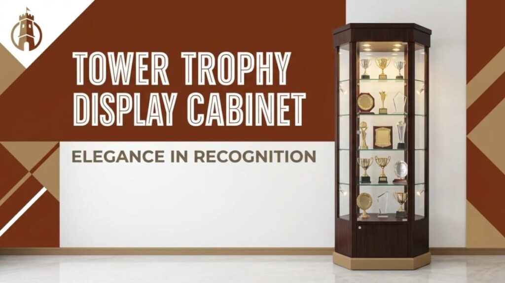 Tower Trophy Display Cabinet