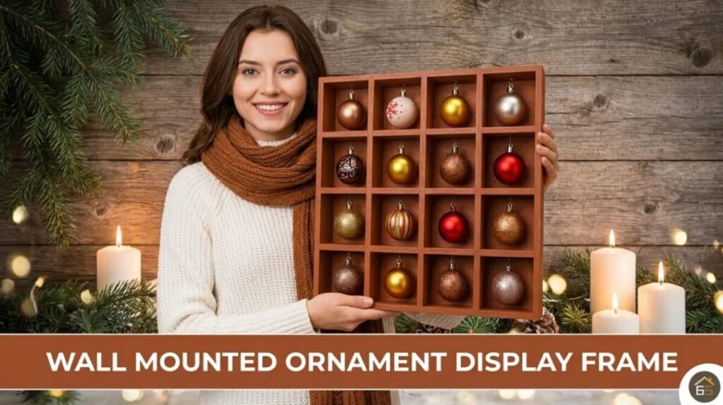Wall Mounted Ornament Display Frame