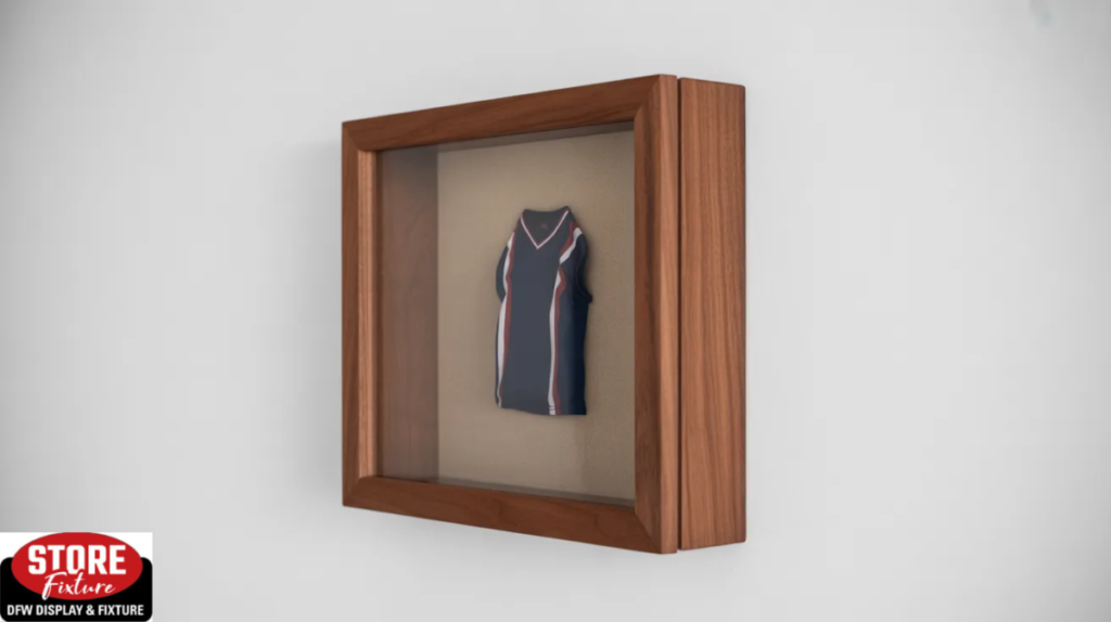 Wooden Framed Jersey Display Case