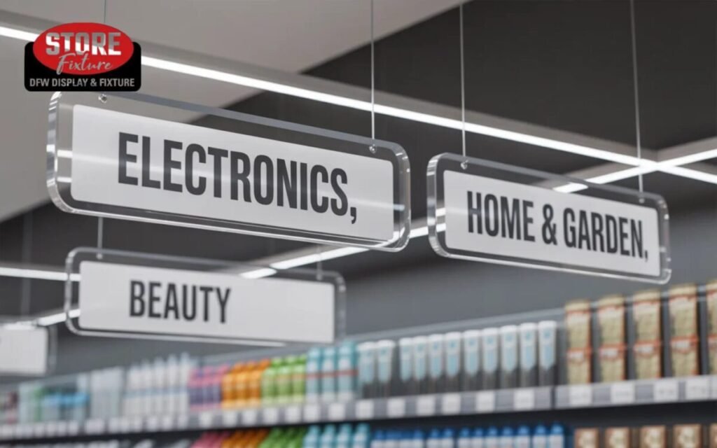 Acrylic Category Header Signs