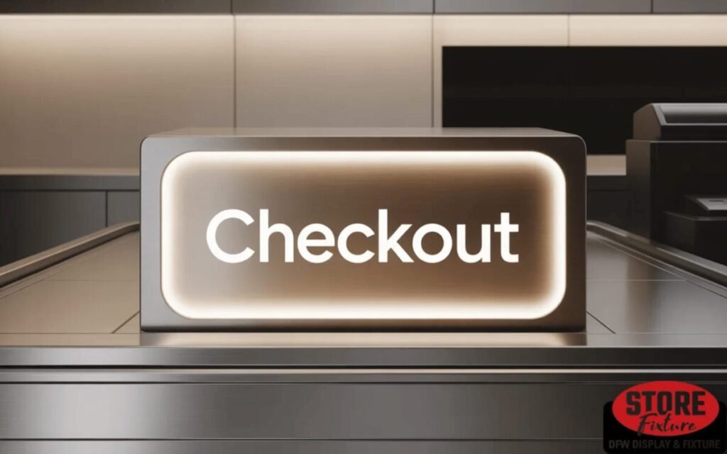 Checkout Counter Logo Glow Panel