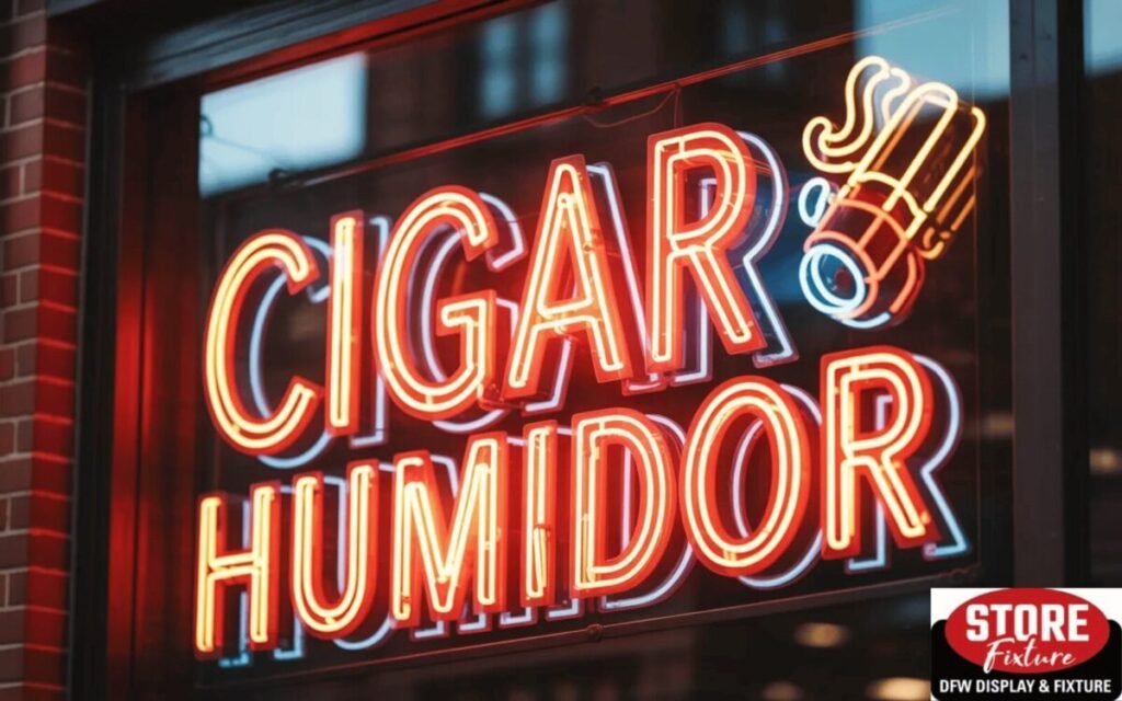 Cigar Humidor Glow Label
