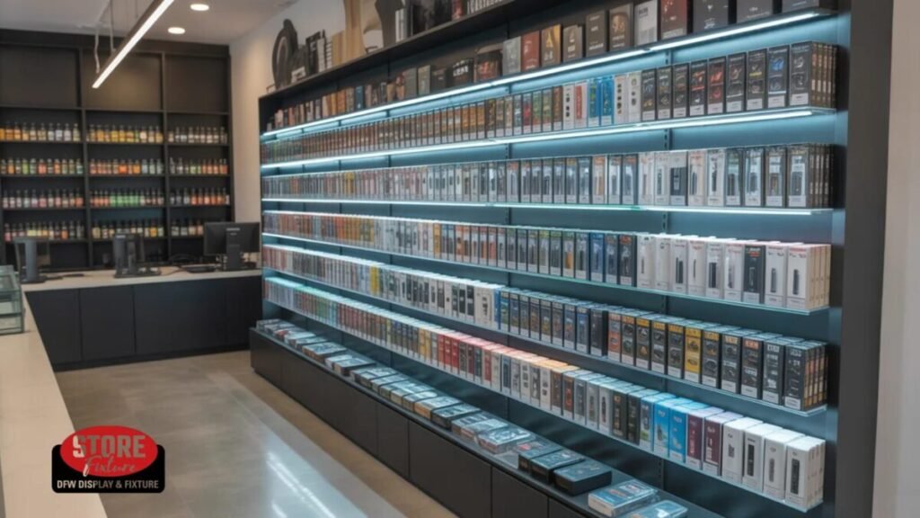 Cigarette Rack Integrated Vape Layout