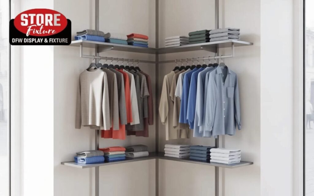 Corner Cloth Rack