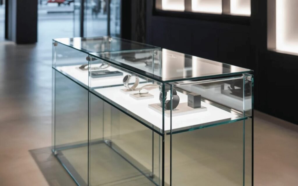 Frameless Display Cabinet