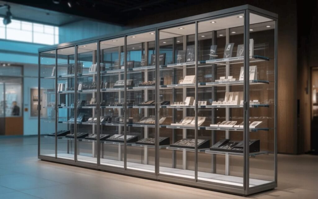 Full Vision Glass Display Cabinet