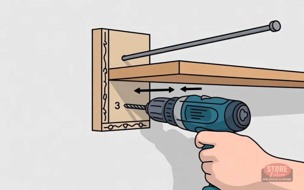 Install concealed bracket