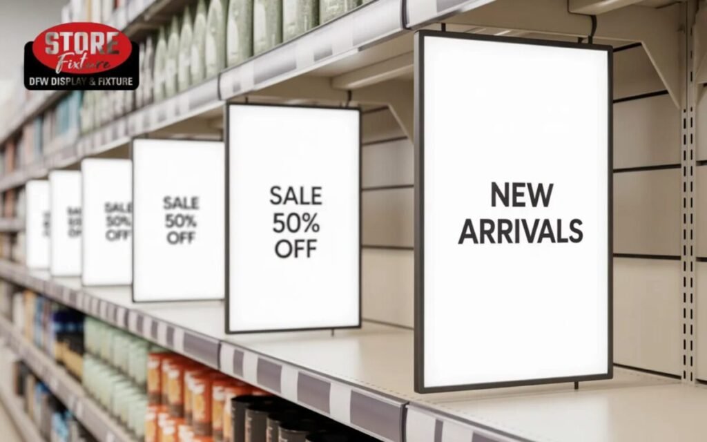 Magnetic Gondola Sign Holders