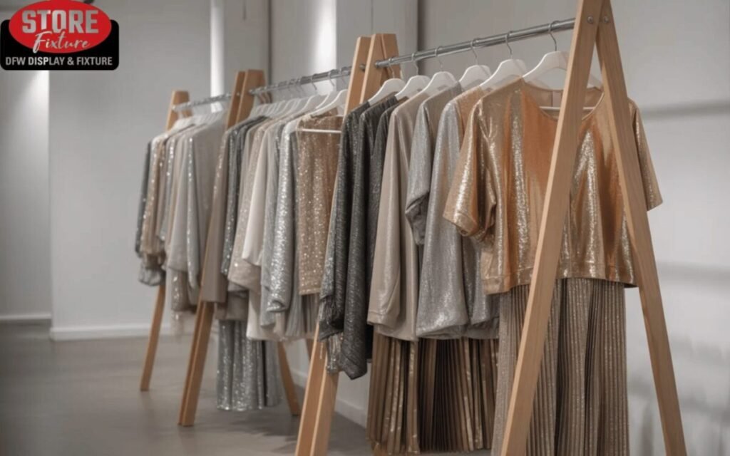 Metallic Cloth Hanging Ladder