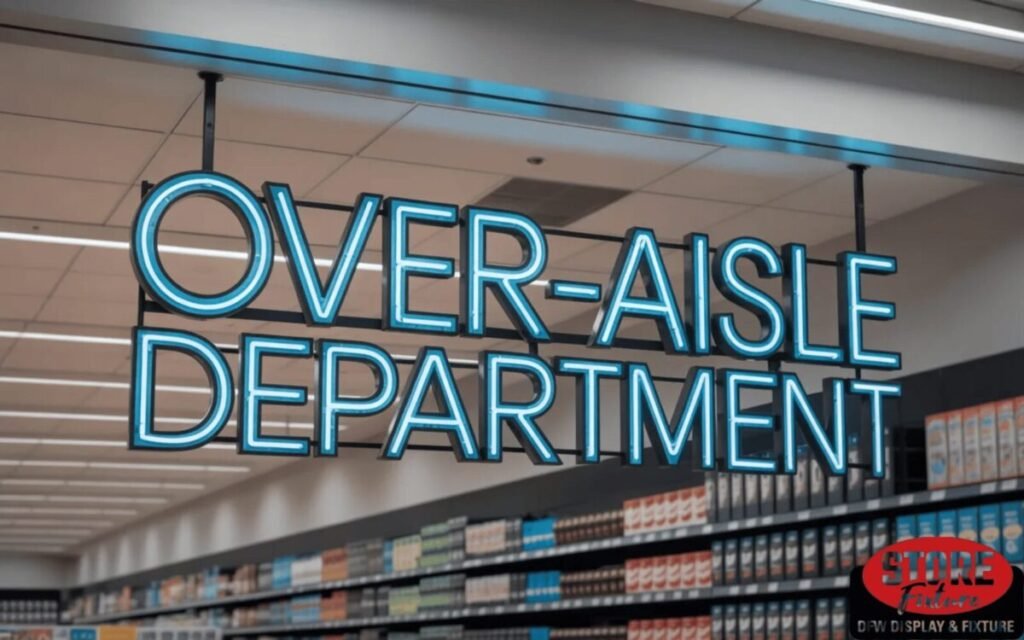Over-Aisle Department Neon Sign
