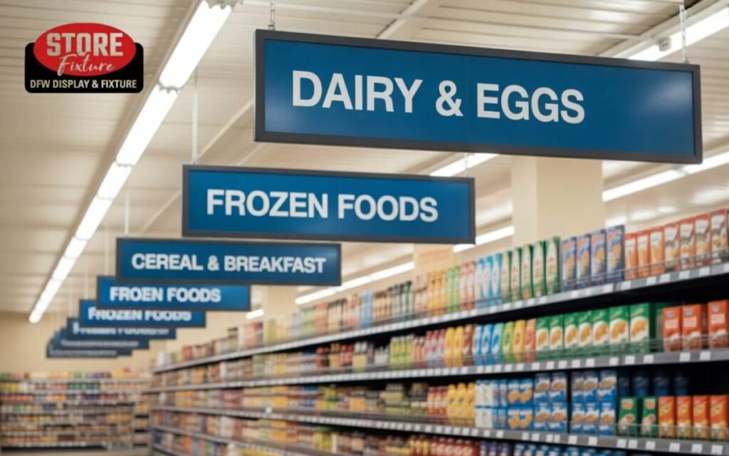 Over-Aisle Hanging Blade Signs