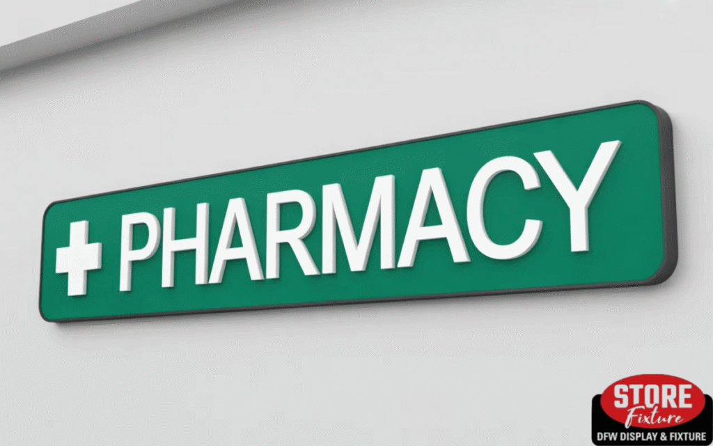 Pharmacy Department Label Sign