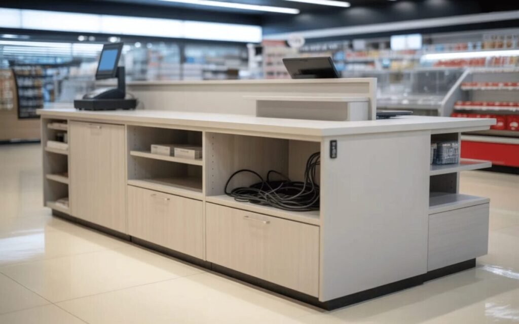 Register Counter Cabinet